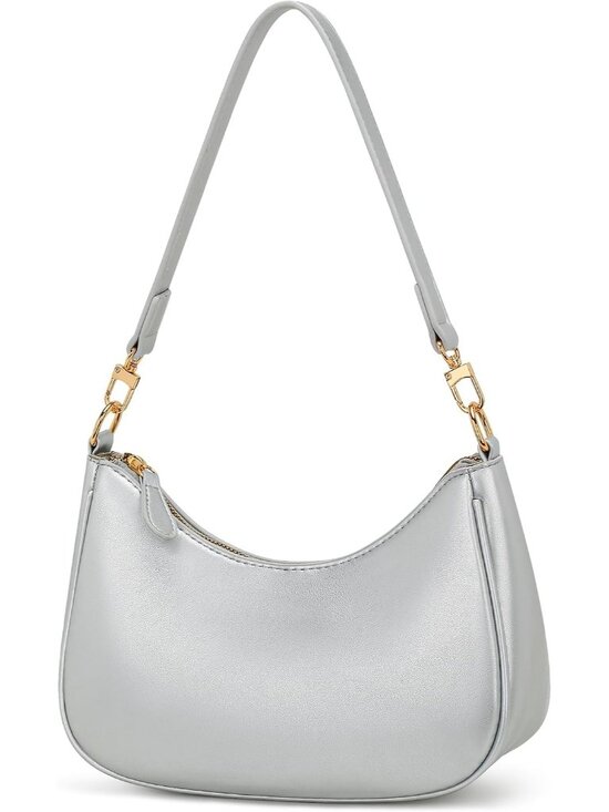 Handbags - 〽️Women's Silver Cute Hobo Retro Shopping Clutch Tote Shoulder Purse Handbags